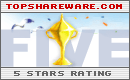 Rated 5 star at Top Shareware